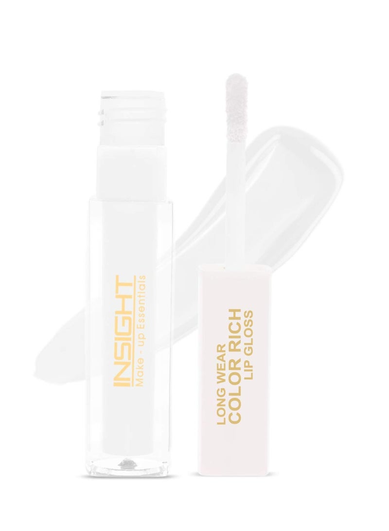 إنسايت مُلمّع مكياج لامع من إنسايت كوزمتكس، 3.5 غرام، وملمع شفاه غني بالألوان يدوم طويلاً من إنسايت، 4 مل، بلمسة نهائية لامعة - LG41-01 - Image 4